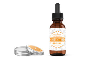Spicy Citrus Beard Oil and Beard Balm