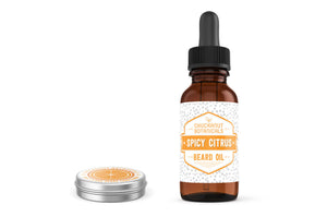 Spicy Citrus Beard Oil and Beard Balm